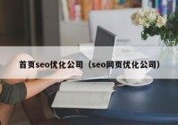 首页seo优化公司（seo网页优化公司）